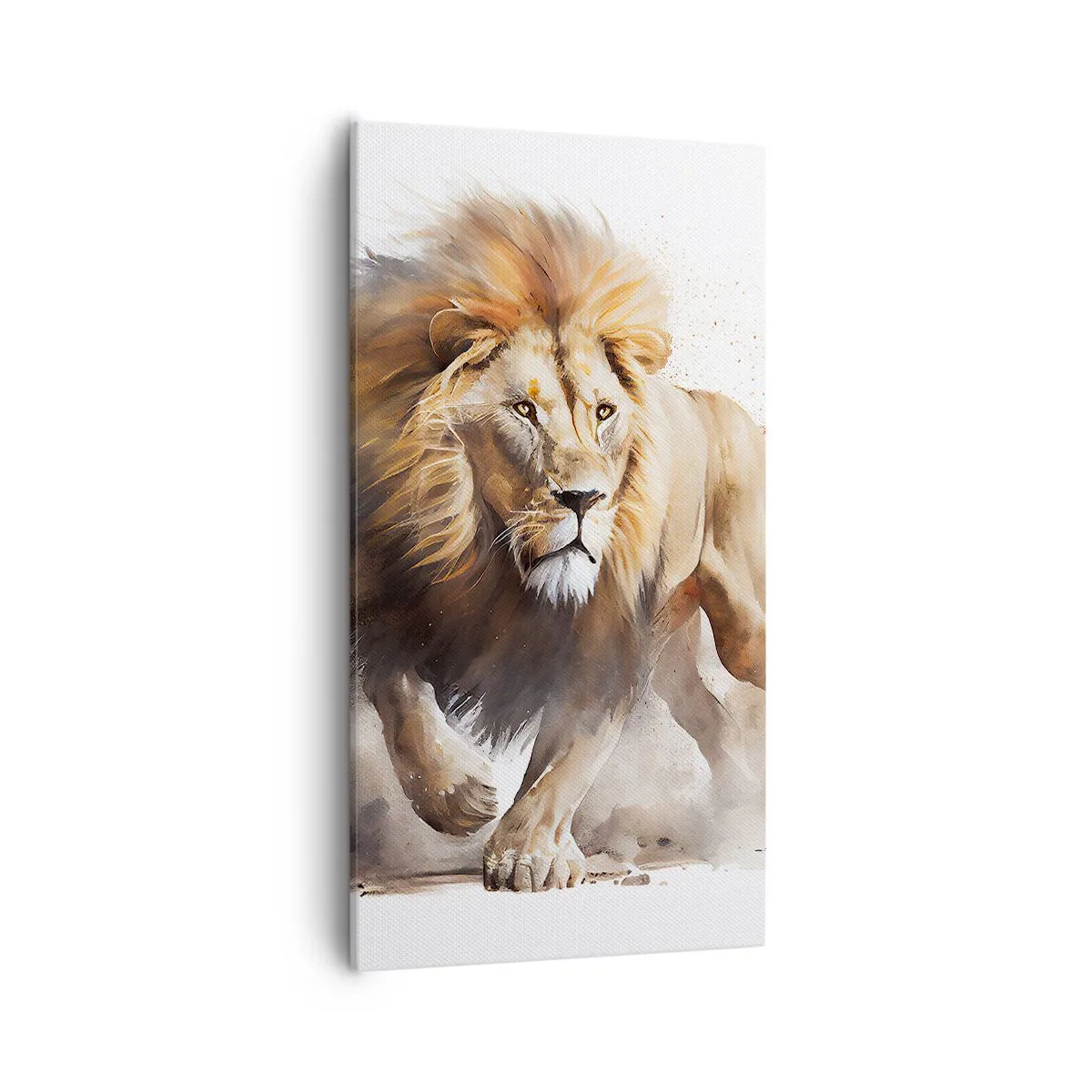 Bild auf Leinwand - Leinwandbild - Der König zog um - 55x100 cm