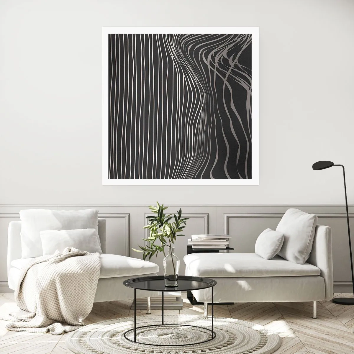 Poster - Rhythmus und Akzent - 50x50 cm