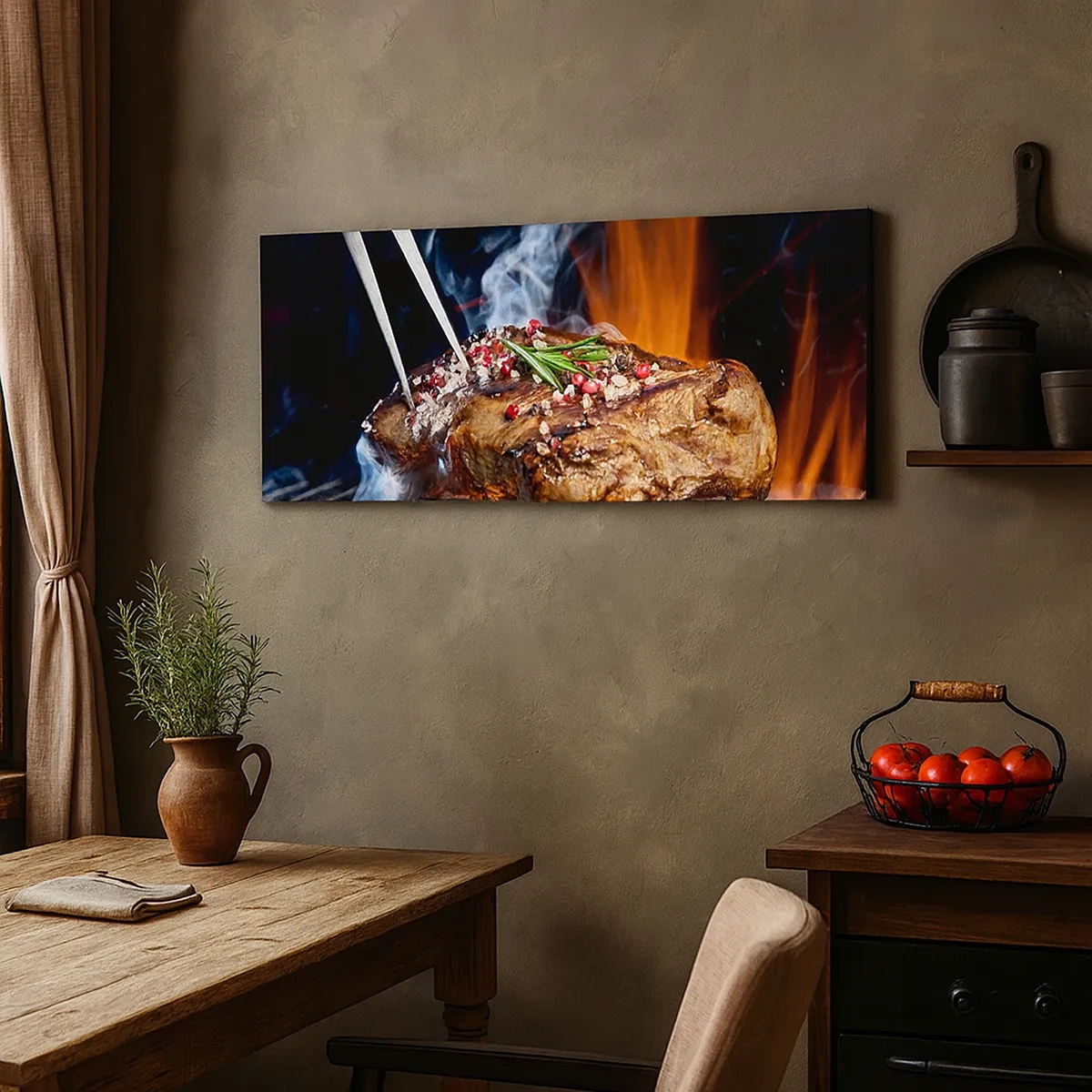 Bild auf Leinwand - Leinwandbild - Saftig und duftend - 30x30 cm