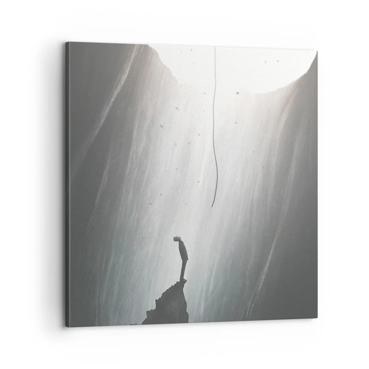 Bild auf Leinwand - Leinwandbild - Es gibt immer einen Ausweg - 60x60 cm