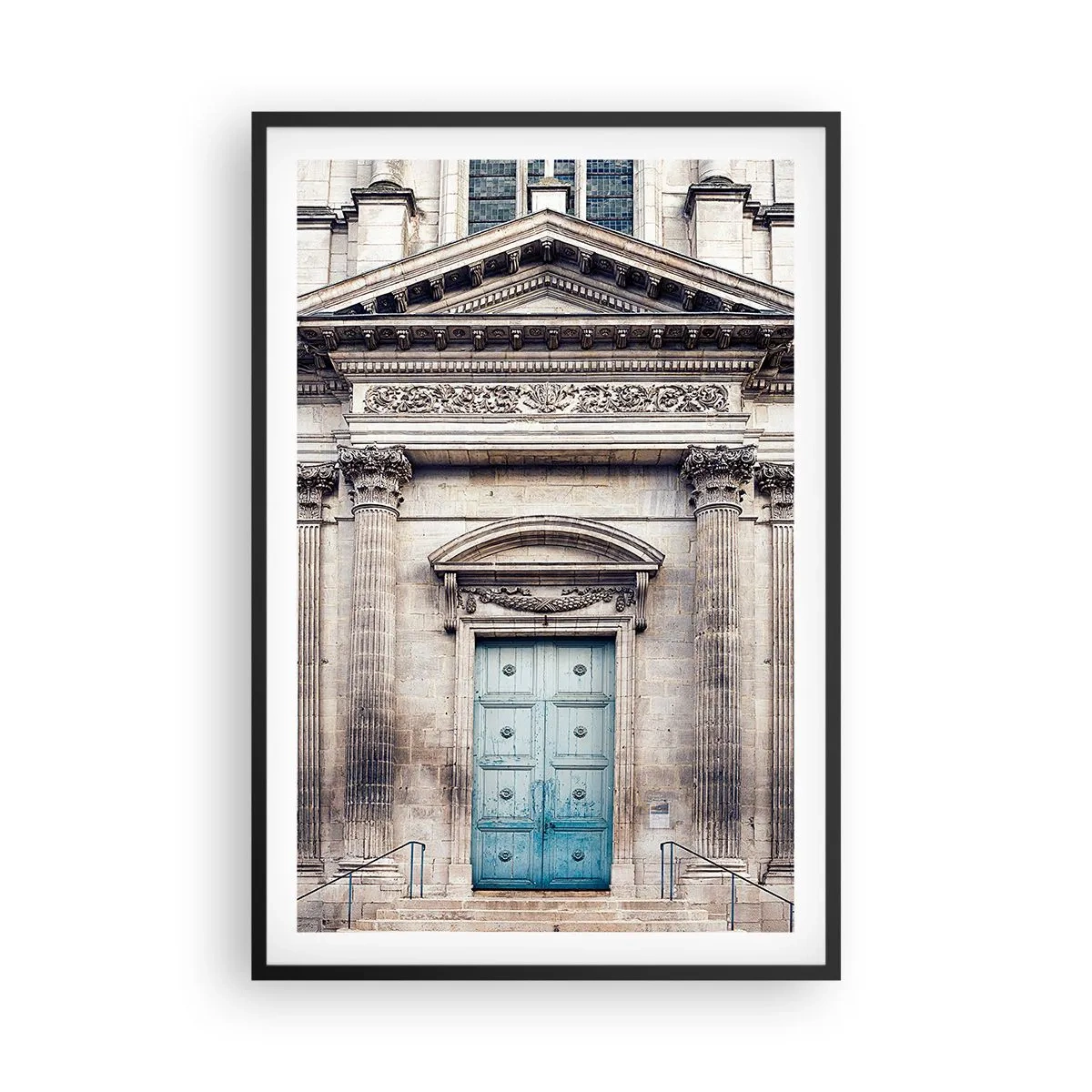 Poster in einem schwarzem Rahmen - Tor zur Welt des Geistes - 61x91 cm