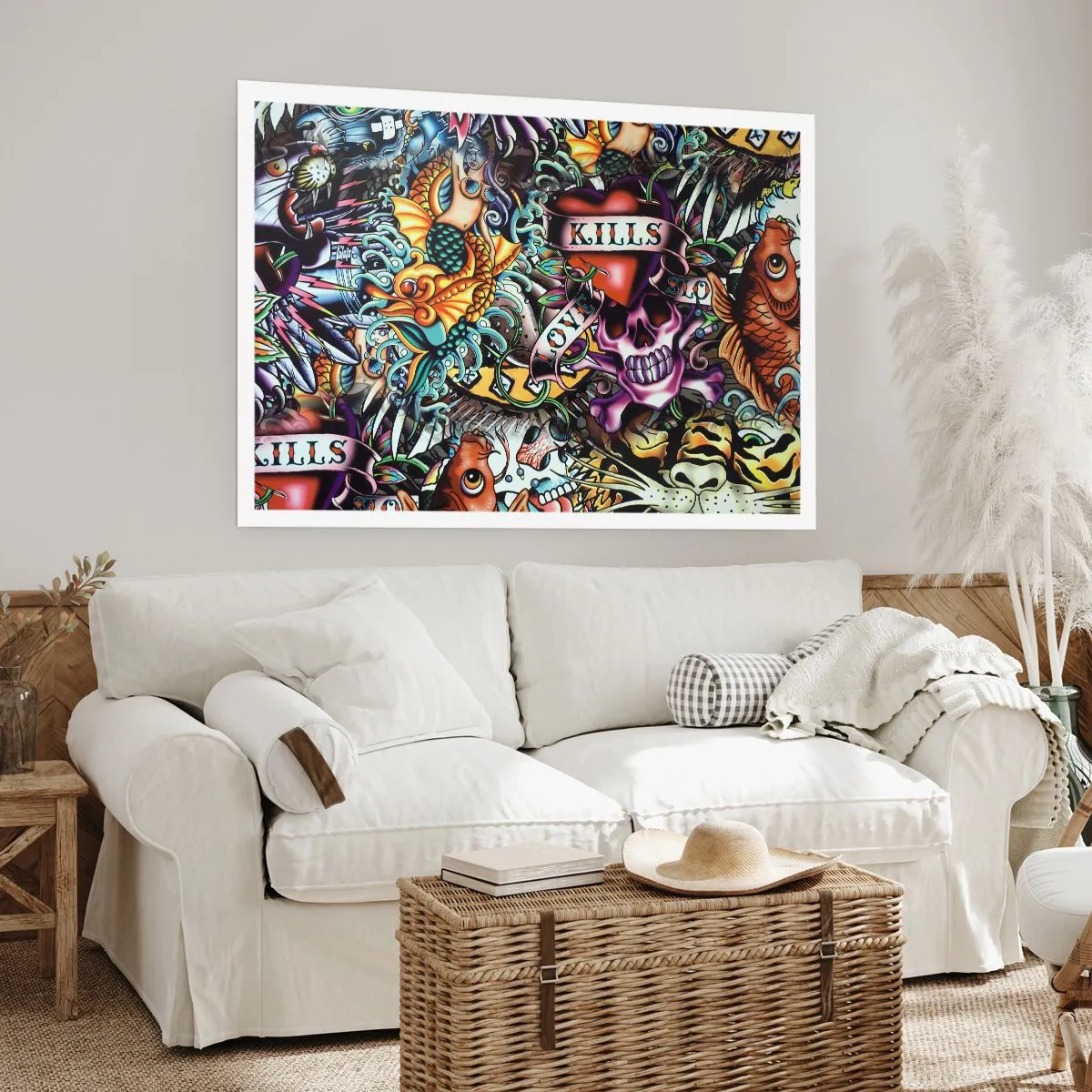 Poster - Der Traum des Tätowierers - 70x50 cm