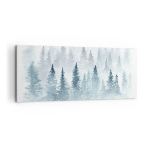 Bild auf Leinwand - Leinwandbild - In Nebel gehüllt - 100x40 cm