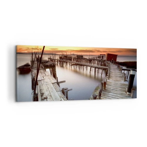 Bild auf Leinwand - Leinwandbild - Authentisch, keine Touristenattrappe - 100x40 cm