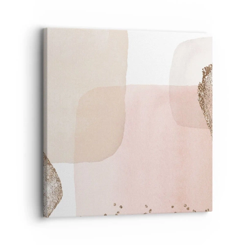 Bild auf Leinwand - Leinwandbild - Ein Blick durch die Farbe - 30x30 cm