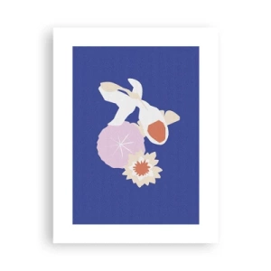 Poster - Komposition von Blüten und Knospen - 30x40 cm