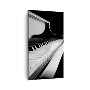 Bild auf Leinwand - Leinwandbild - Harmonie von Formen und Farben - 45x80 cm