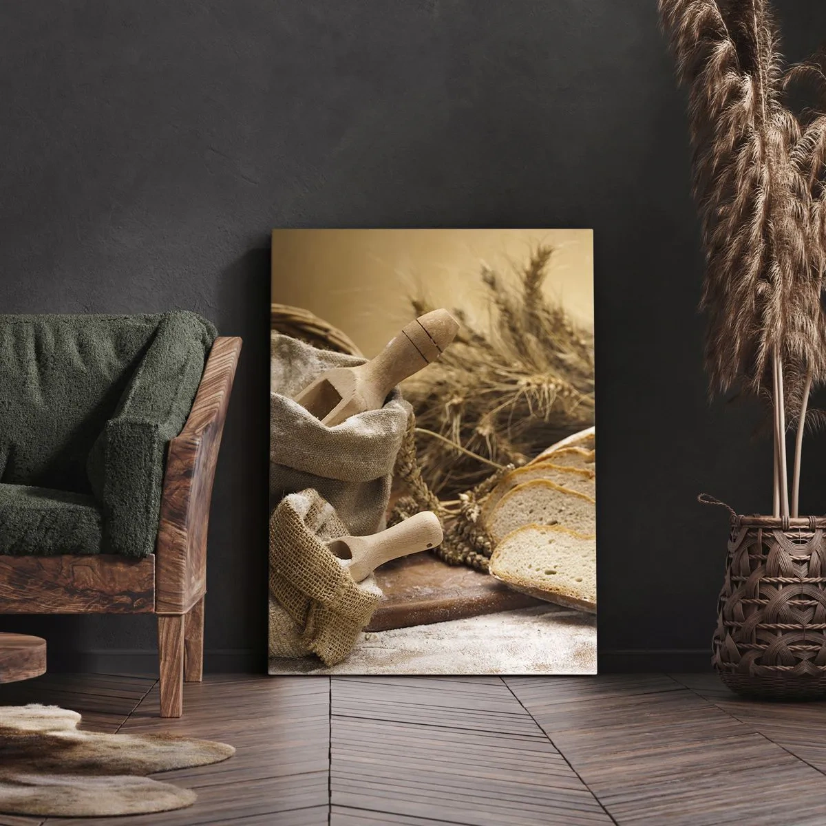 Bild auf Leinwand - Leinwandbild - Wie mit einem Messer geschnitten - 55x100 cm