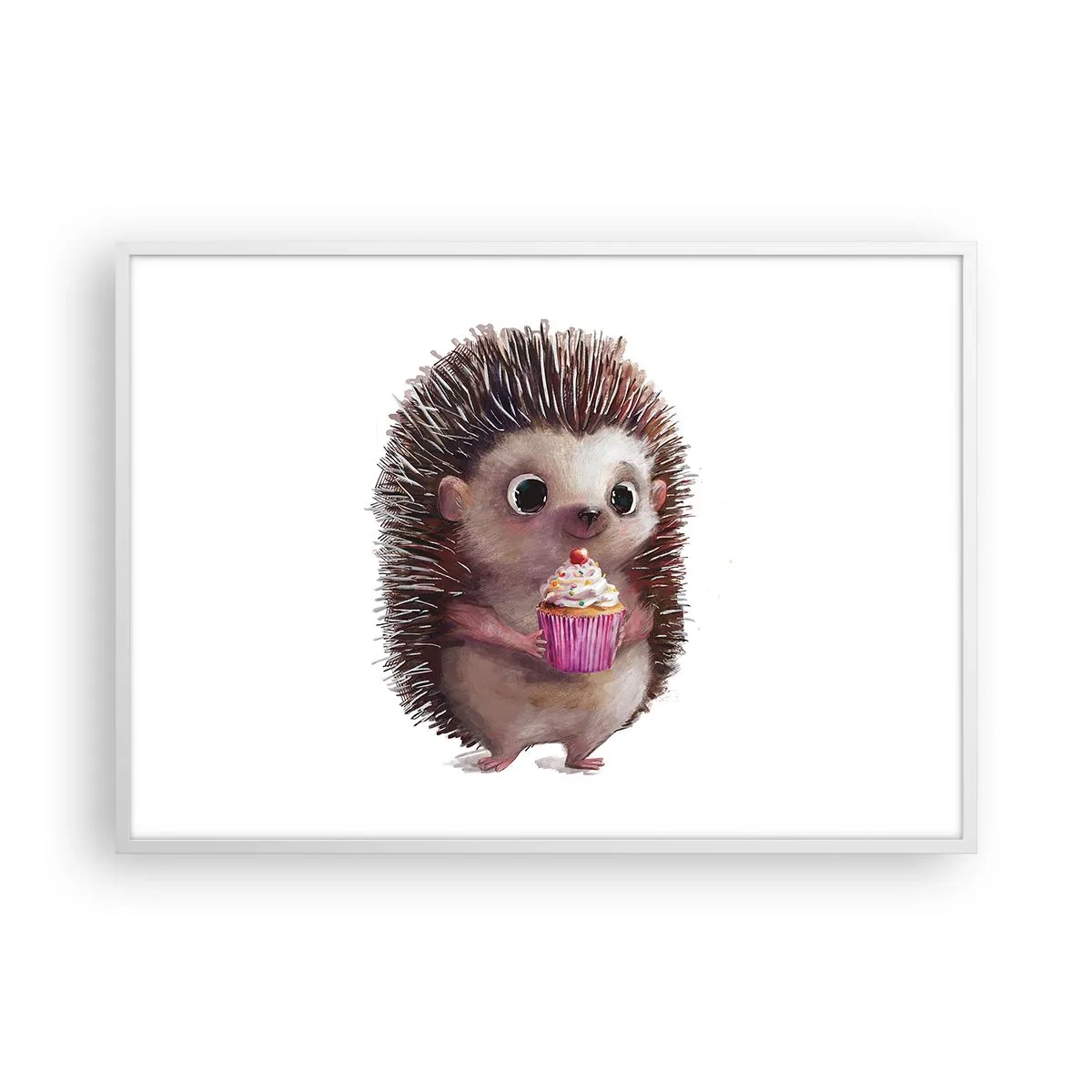 Poster in einem weißen Rahmen - Der Feiertag ist jeden Tag - 100x70 cm