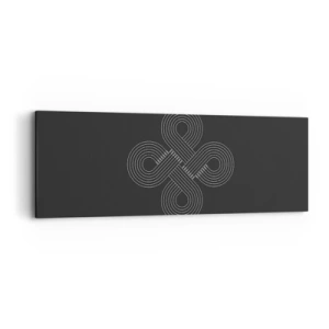 Bild auf Leinwand - Leinwandbild - Im keltischen Geist - 90x30 cm