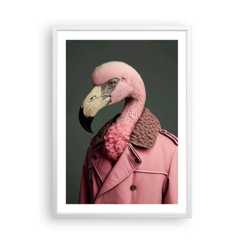 Poster in einem weißen Rahmen - Echte Eleganz - 50x70 cm