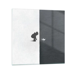 Glasbild - Bild auf glas - Tolle Expedition - 50x50 cm