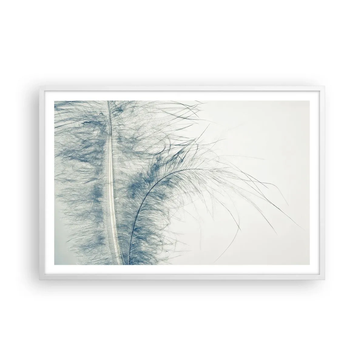Poster in einem weißen Rahmen - Flüstern der Natur - 91x61 cm