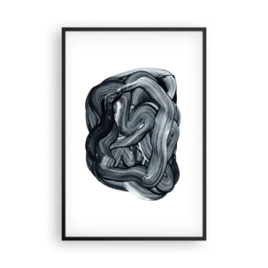 Poster in einem schwarzem Rahmen - Es ist nicht so einfach - 61x91 cm