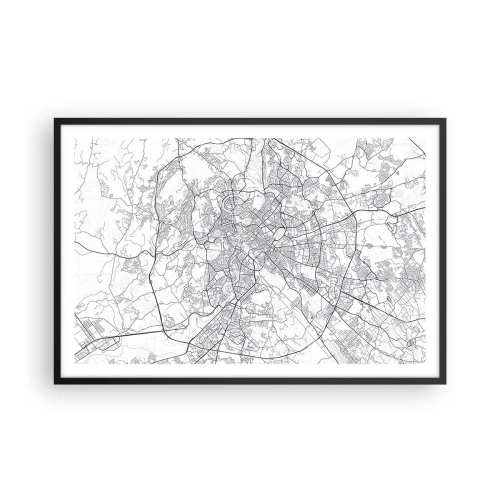 Poster in einem schwarzem Rahmen - Römischer Kreis - 91x61 cm