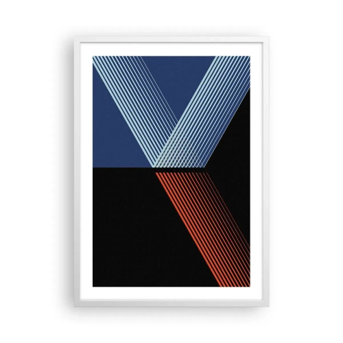 Poster in einem weißen Rahmen - Eine einfache Geschichte - 50x70 cm