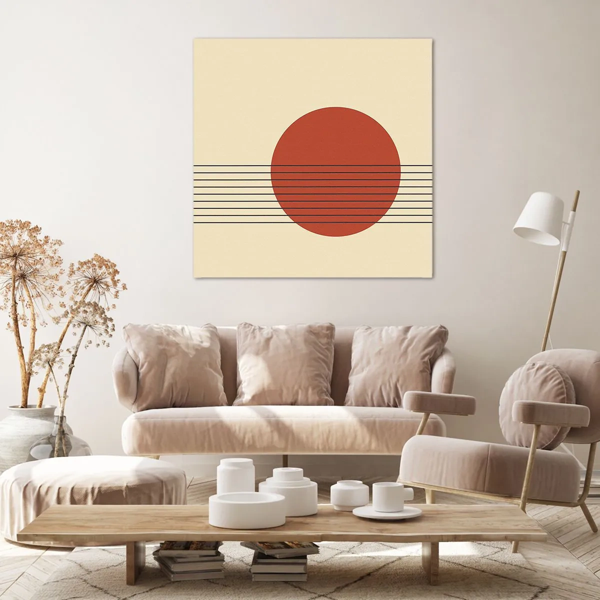 Bild auf Leinwand - Leinwandbild - Immer wieder und weiter - 50x50 cm