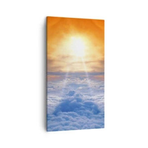 Bild auf Leinwand - Leinwandbild - Mystische Landschaft - 45x80 cm