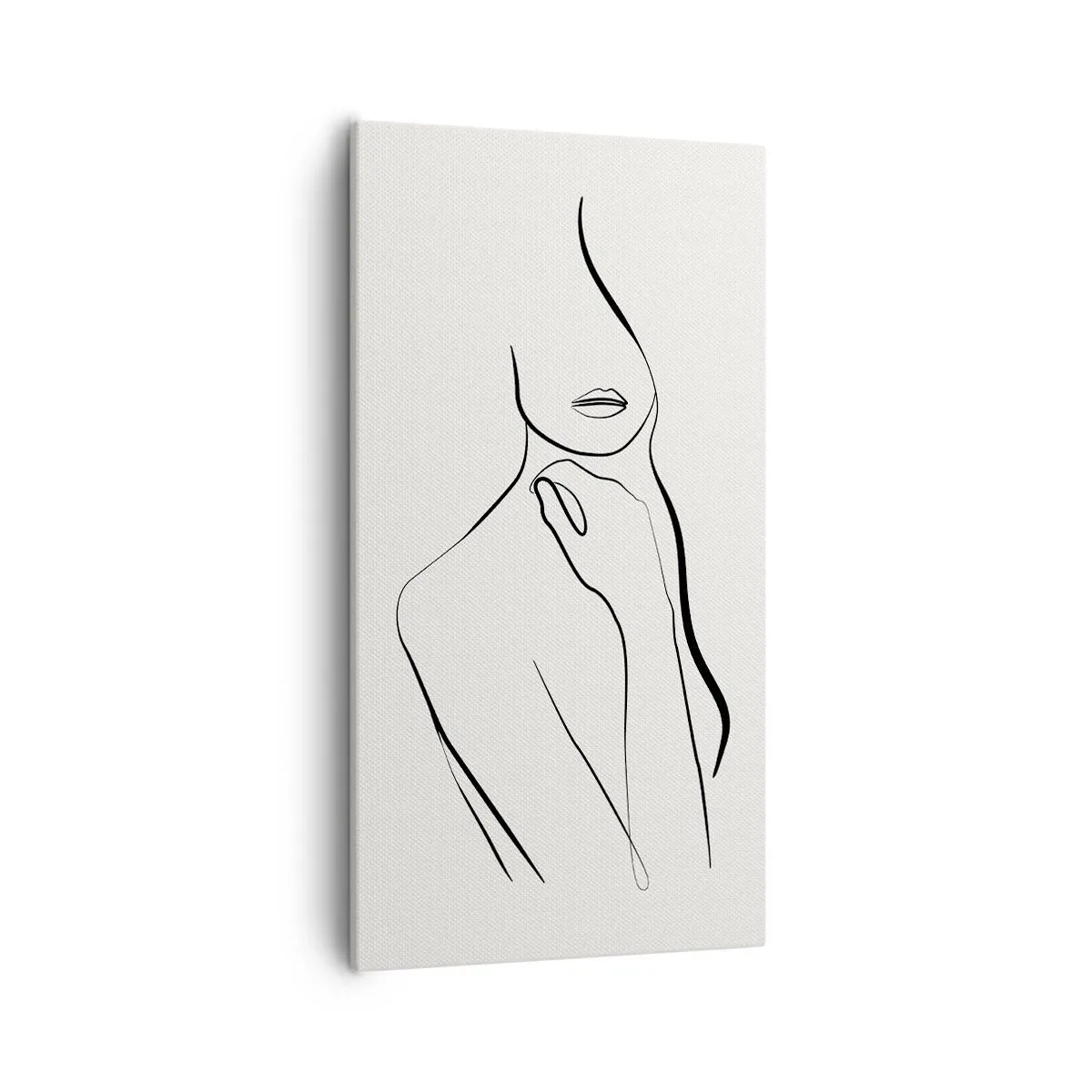 Bild auf Leinwand - Leinwandbild - Eine Welle der Melancholie - 55x100 cm