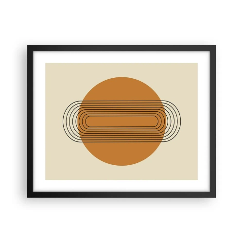 Poster in einem schwarzem Rahmen - Perfekter Plan - 50x40 cm