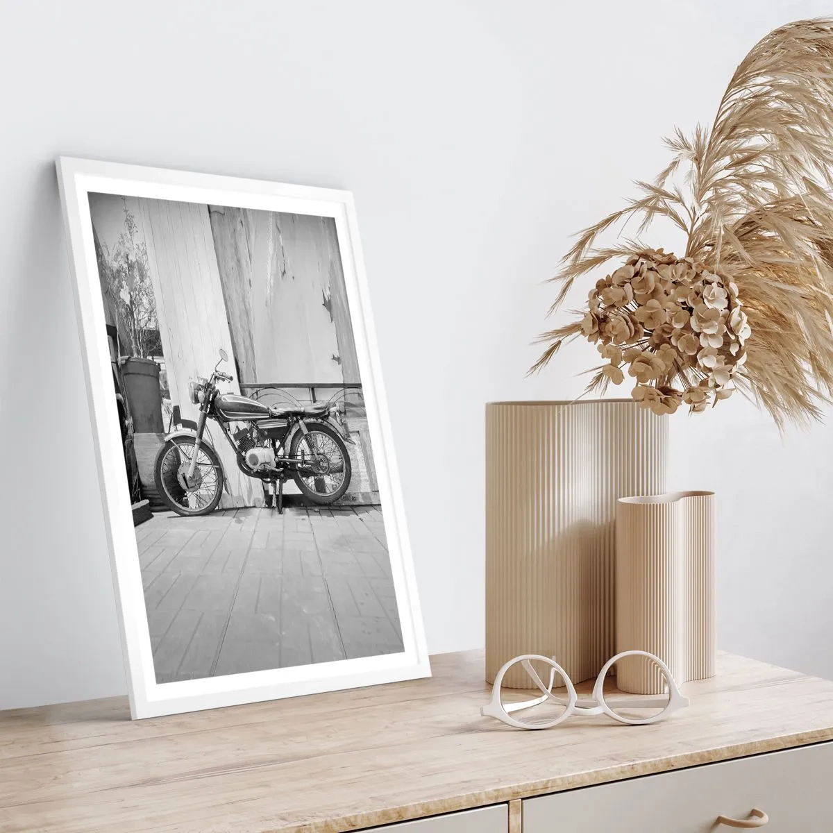 Poster in einem weißen Rahmen - Klassik über alles - 30x40 cm