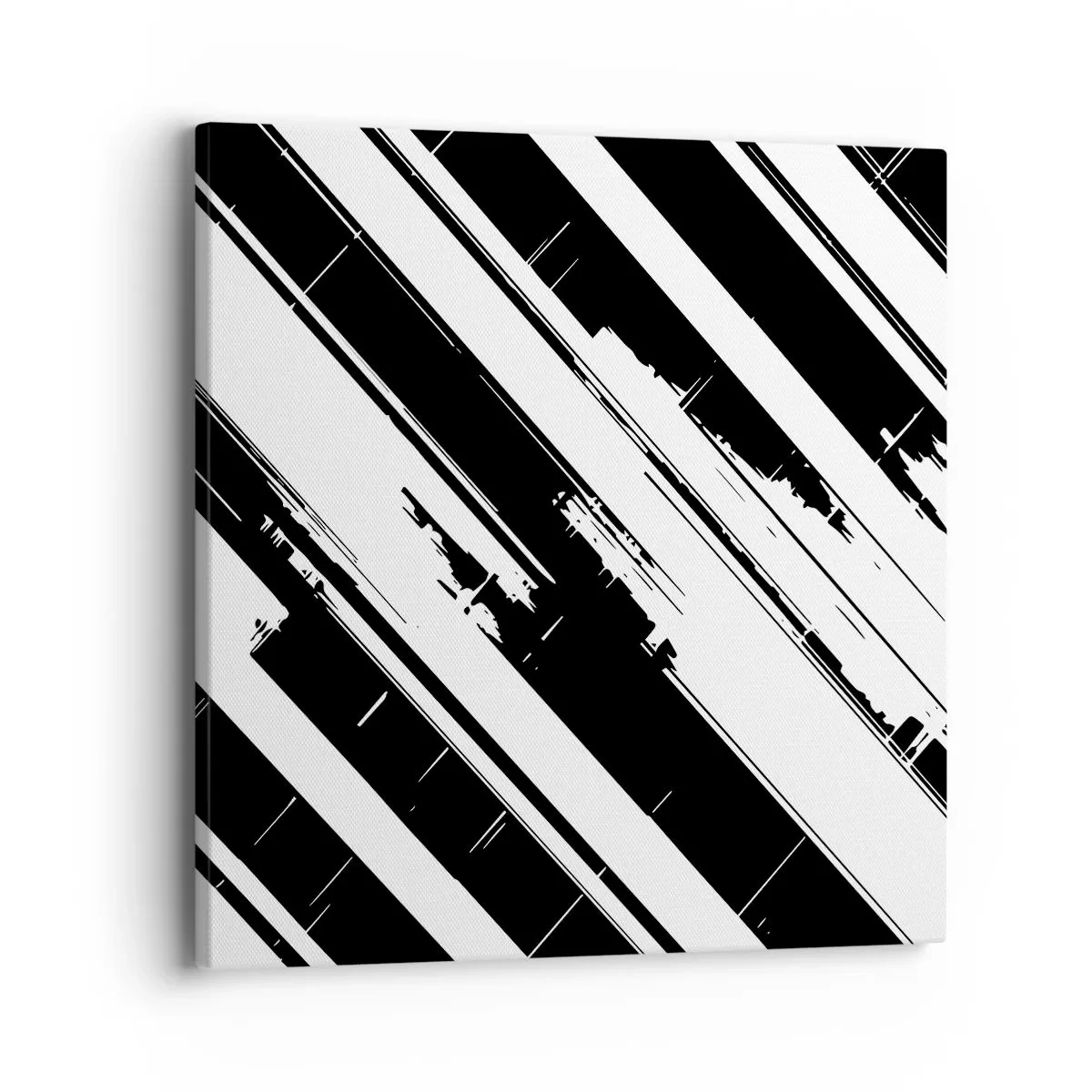 Bild auf Leinwand - Leinwandbild - Eine intensive und dynamische Komposition - 40x40 cm