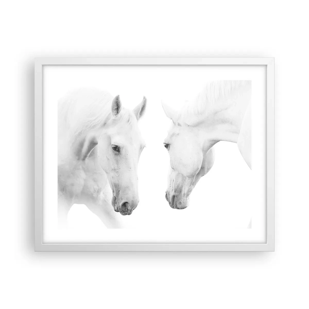 Poster in einem weißen Rahmen - Ist das Freundschaft...? - 50x40 cm