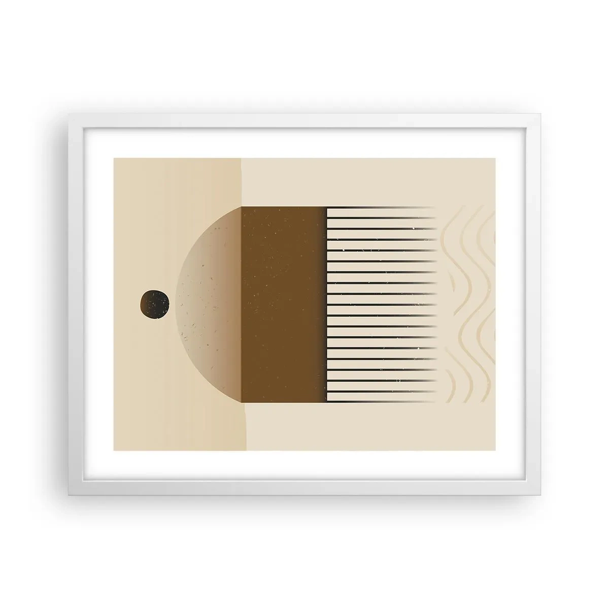 Poster in einem weißen Rahmen - Verschiedene Staaten - 50x40 cm