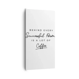 Bild auf Leinwand - Leinwandbild - Erfolgsgeheimnis - 65x120 cm