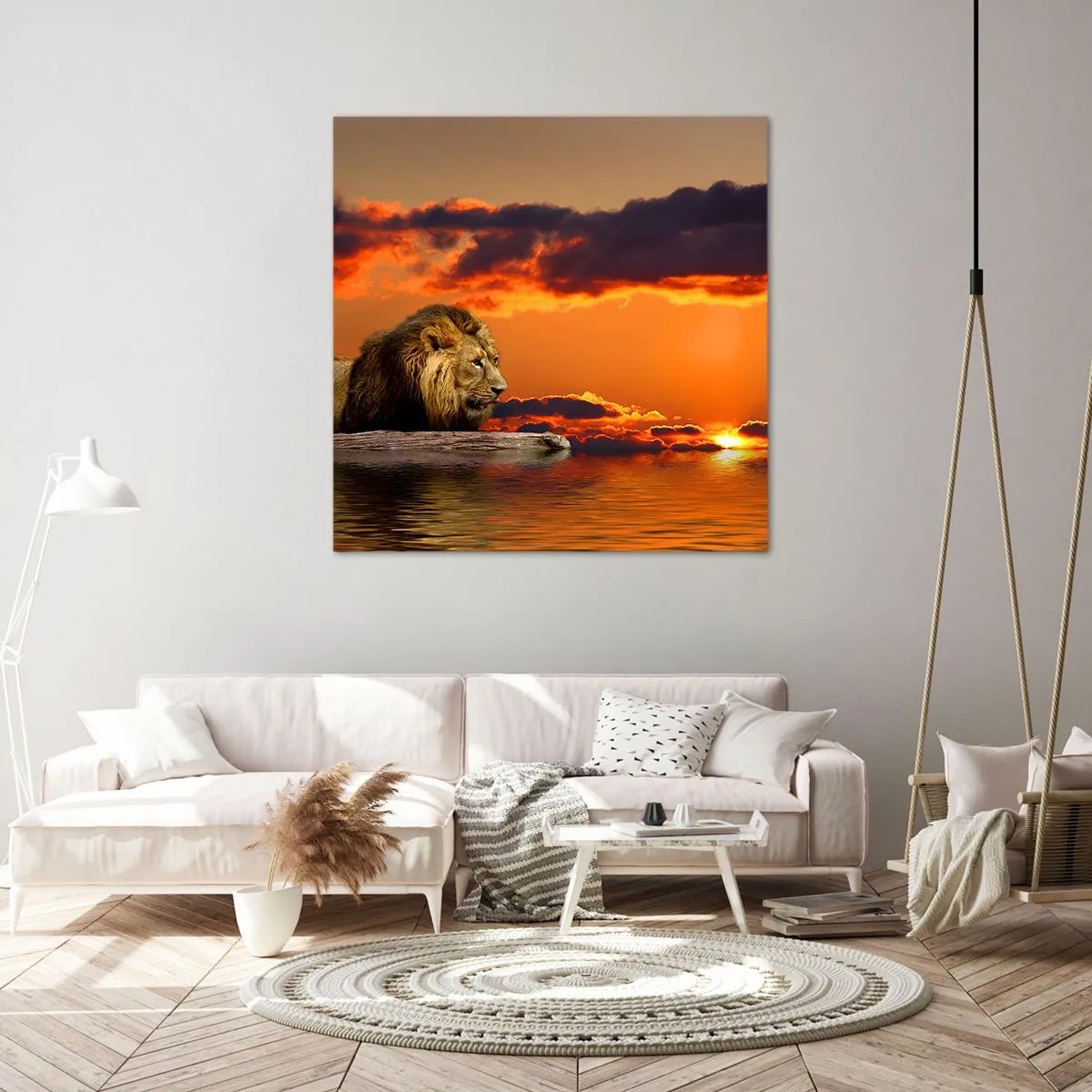 Bild auf Leinwand - Leinwandbild - König der Natur - 50x50 cm