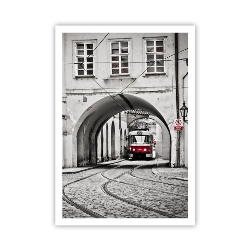 Poster - Durch das Stadtlabyrinth - 70x100 cm