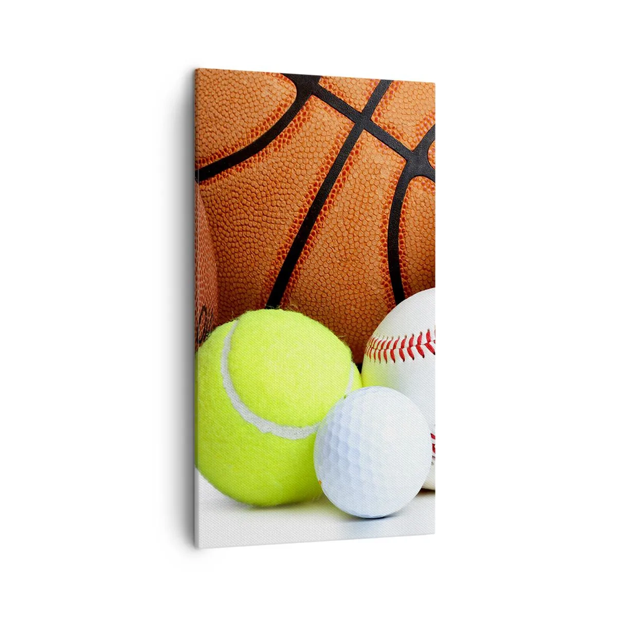 Bild auf Leinwand - Leinwandbild - Fußball verbindet uns! - 45x80 cm