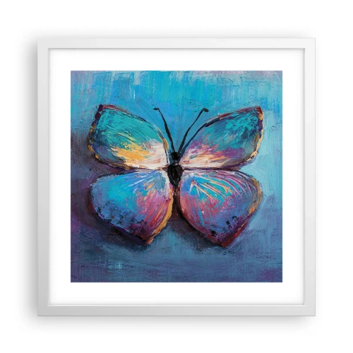 Poster in einem weißen Rahmen - In all seiner Pracht - 40x40 cm