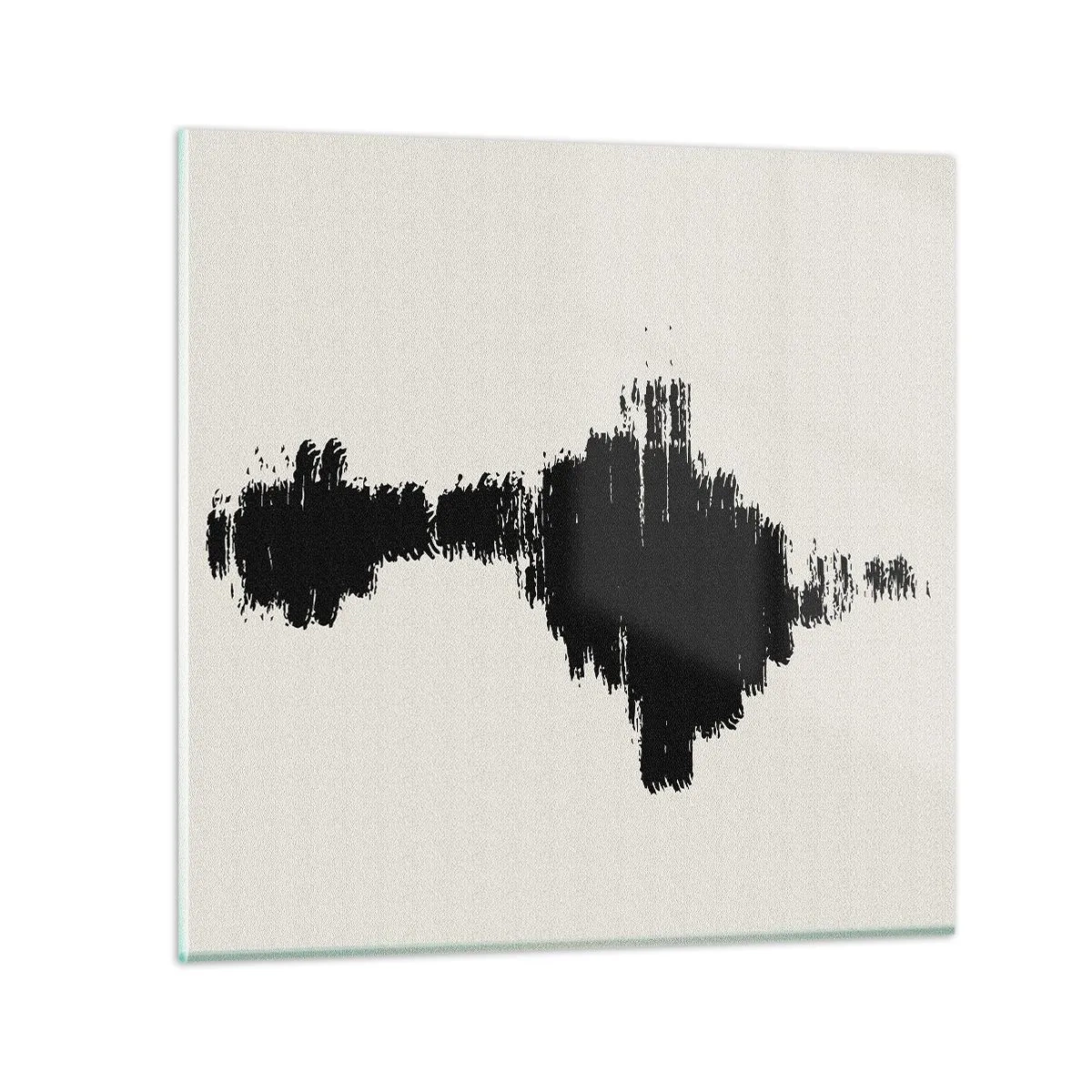 Glasbild - Bild auf glas - Schwingungen der Fantasie - 70x70 cm