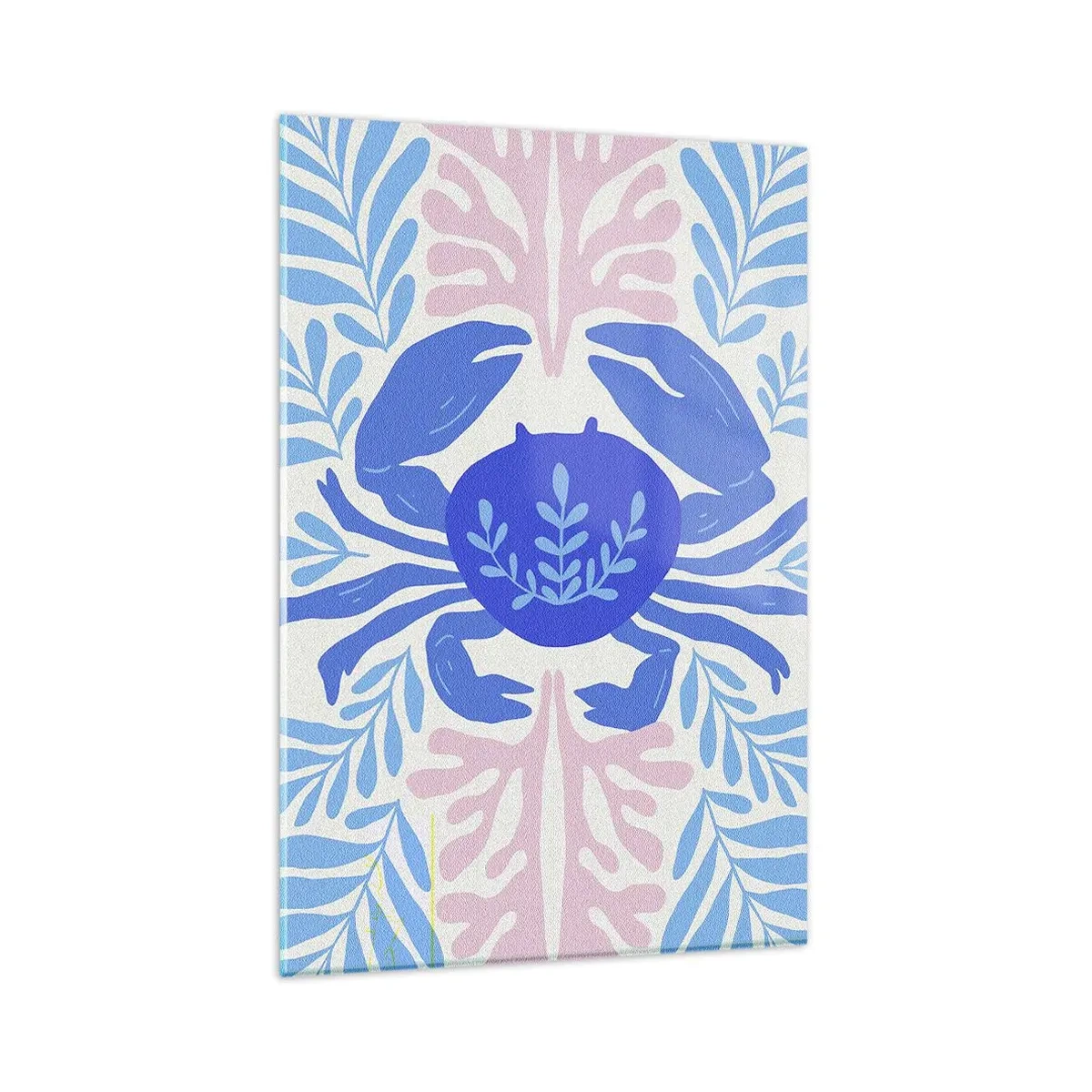 Glasbild - Bild auf glas - Wie eine Meeresblume - 80x120 cm