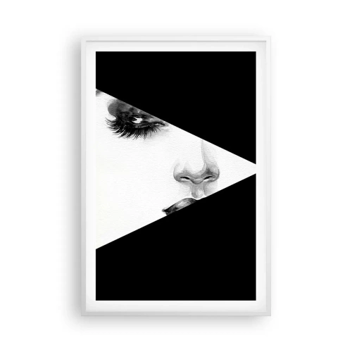 Poster in einem weißen Rahmen - Immer unentdeckt - 61x91 cm