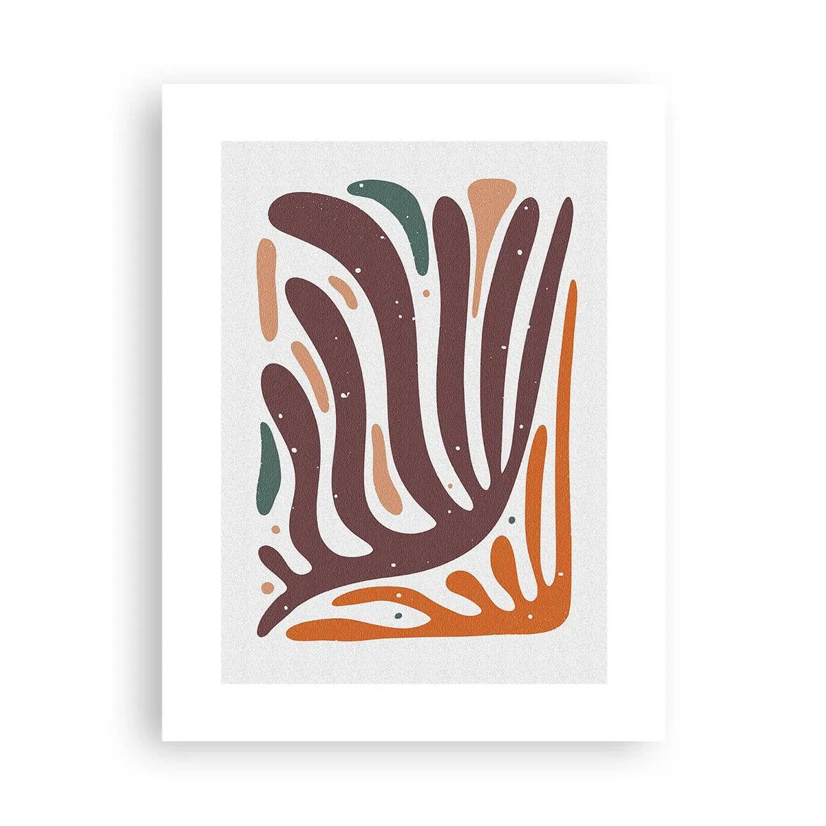 Poster - Strahlende organische Komposition - 30x40 cm