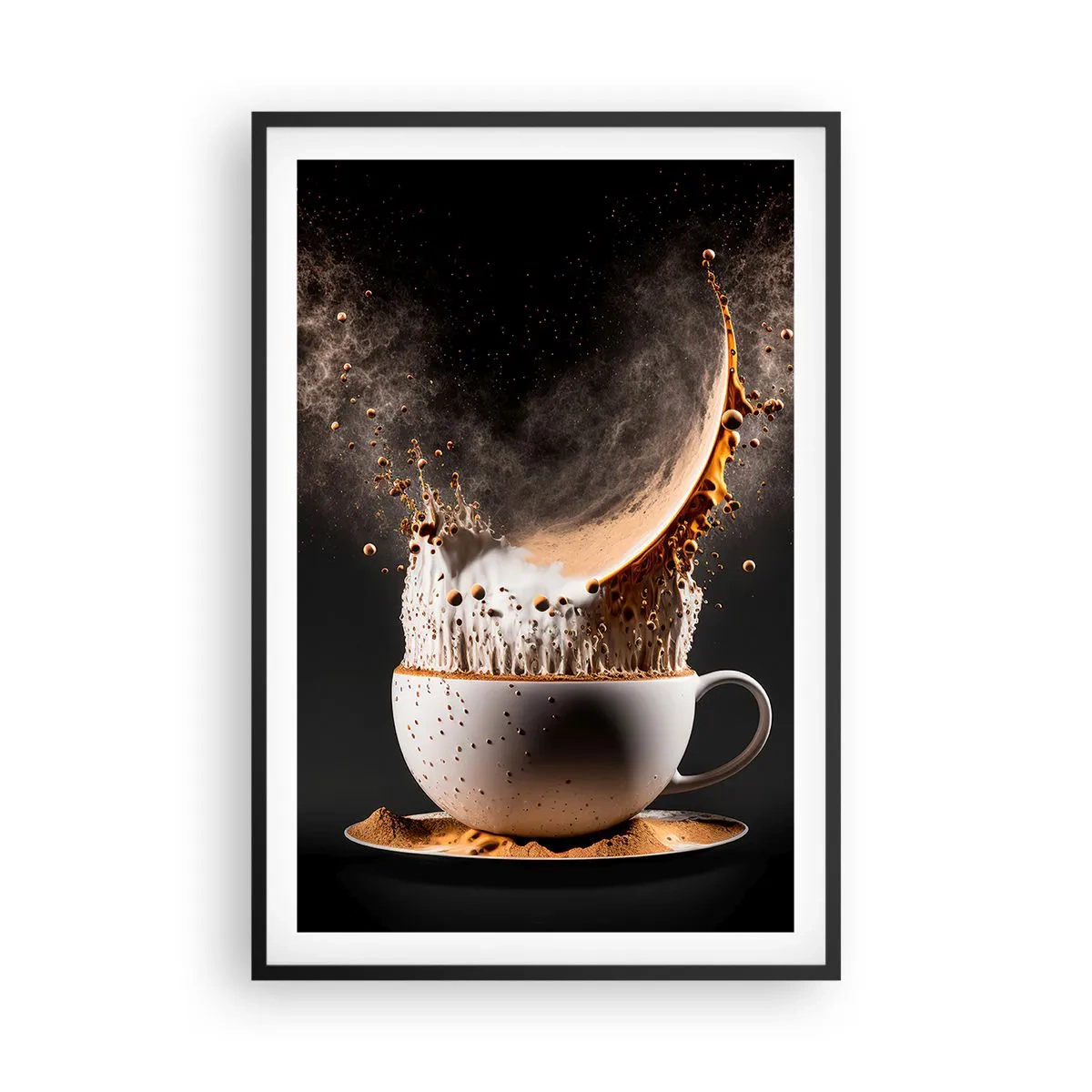 Poster in einem schwarzem Rahmen - Geschmacksexplosion - 61x91 cm