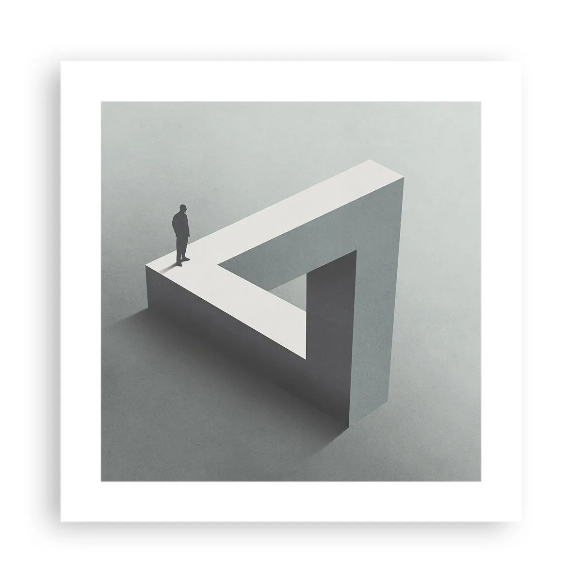 Poster - Es ist also doch möglich - 40x40 cm