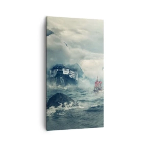 Bild auf Leinwand - Leinwandbild - In magischen Gewässern - 45x80 cm
