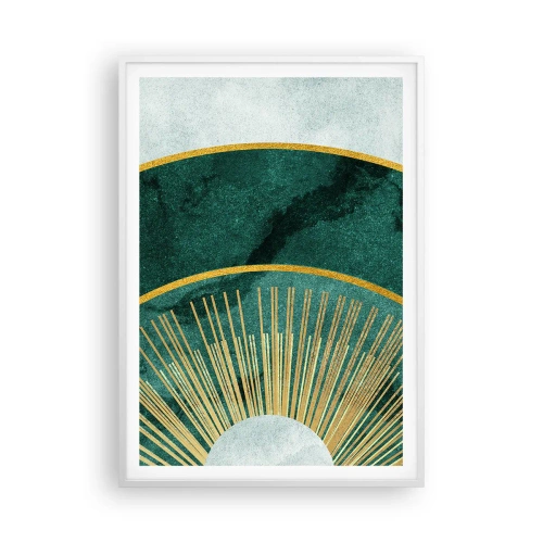 Poster in einem weißen Rahmen - Anderes Sonnensystem - 70x100 cm