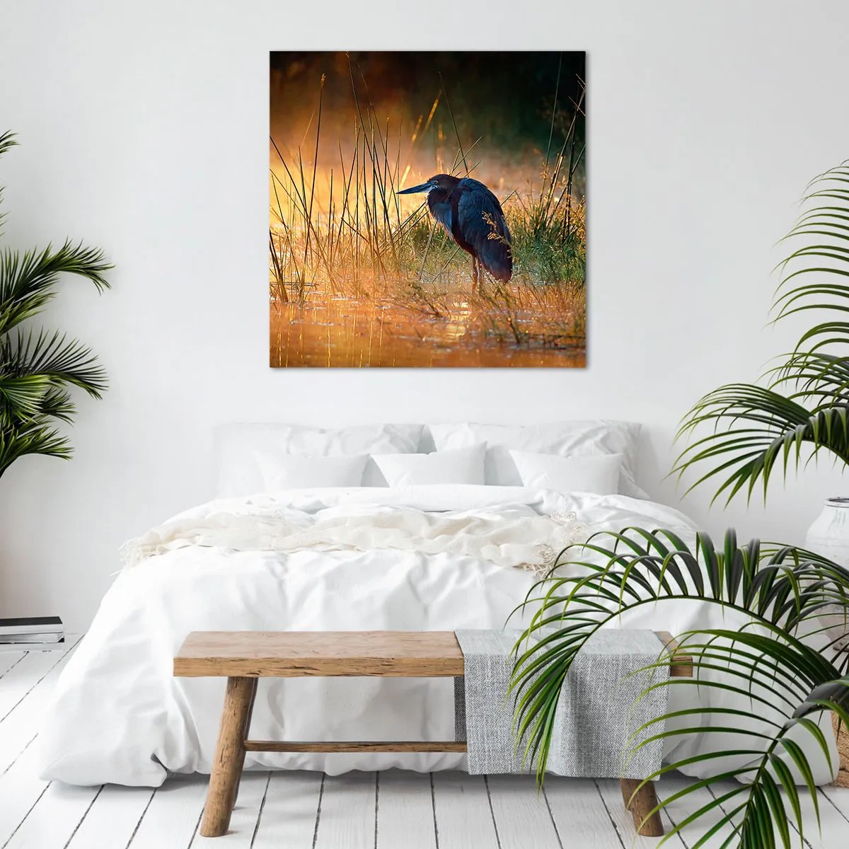 Bild auf Leinwand - Leinwandbild - Komm, gib mir eine Pause mit diesen Fotos - 70x70 cm