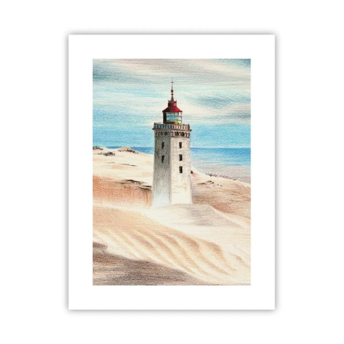 Poster - Immer aufs Meer starrend - 30x40 cm