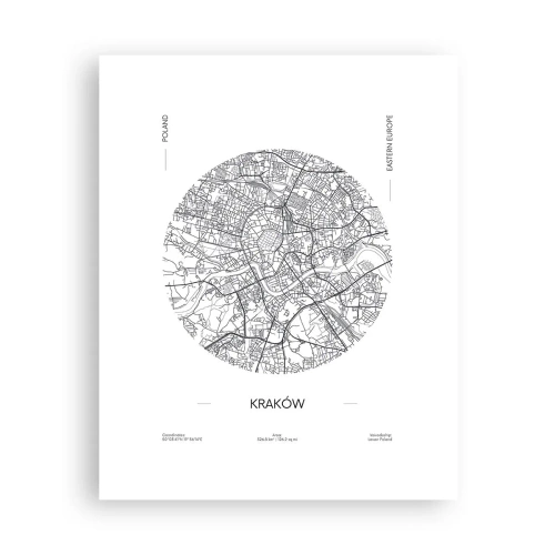 Poster - Anatomie von Krakau - 40x50 cm
