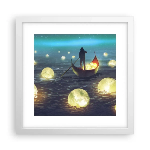 Poster in einem weißen Rahmen - Dinge, von denen Philosophen nie geträumt haben - 30x30 cm