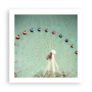 Poster - Wir laden zum Spiel ein - 50x50 cm