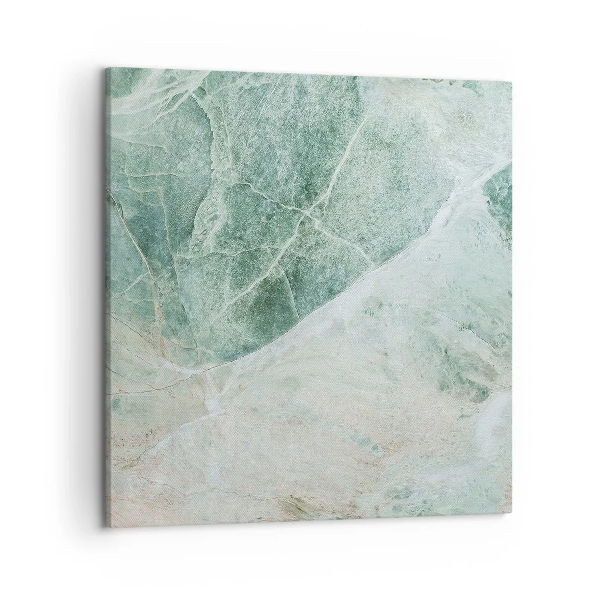 Bild auf Leinwand - Leinwandbild - Edle Kälte des Steins - 50x50 cm