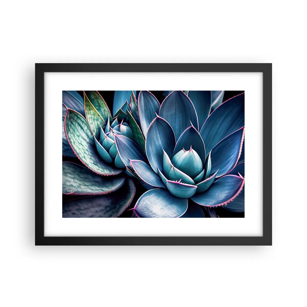 Poster in einem schwarzem Rahmen - Lebenskraft - 40x30 cm