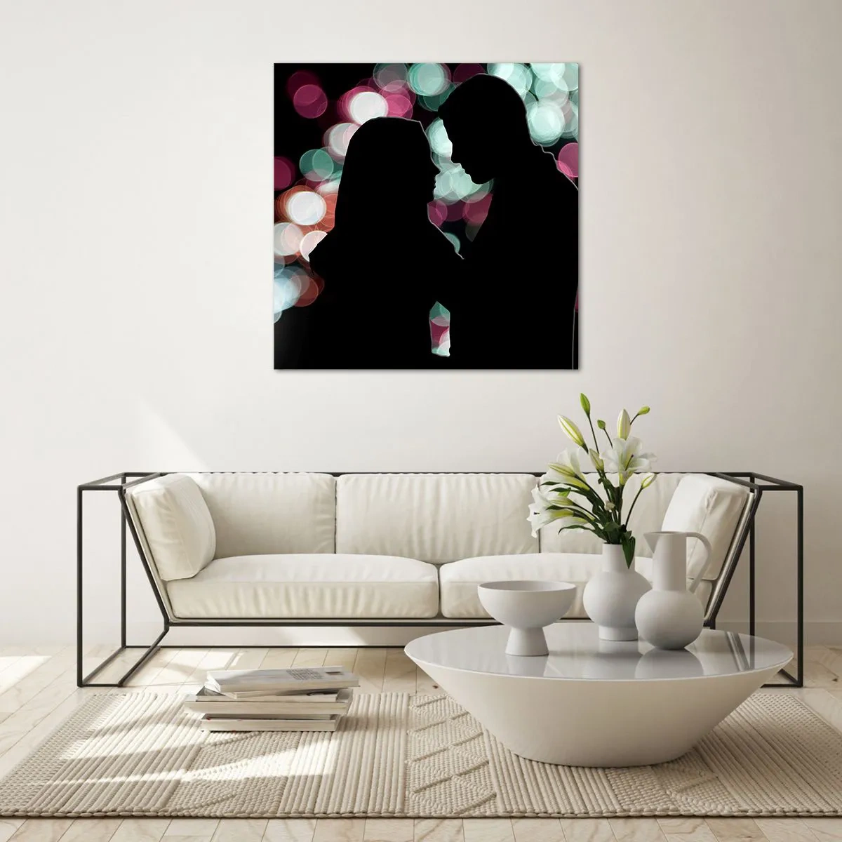 Glasbild - Bild auf glas - Jawohl! - 40x40 cm