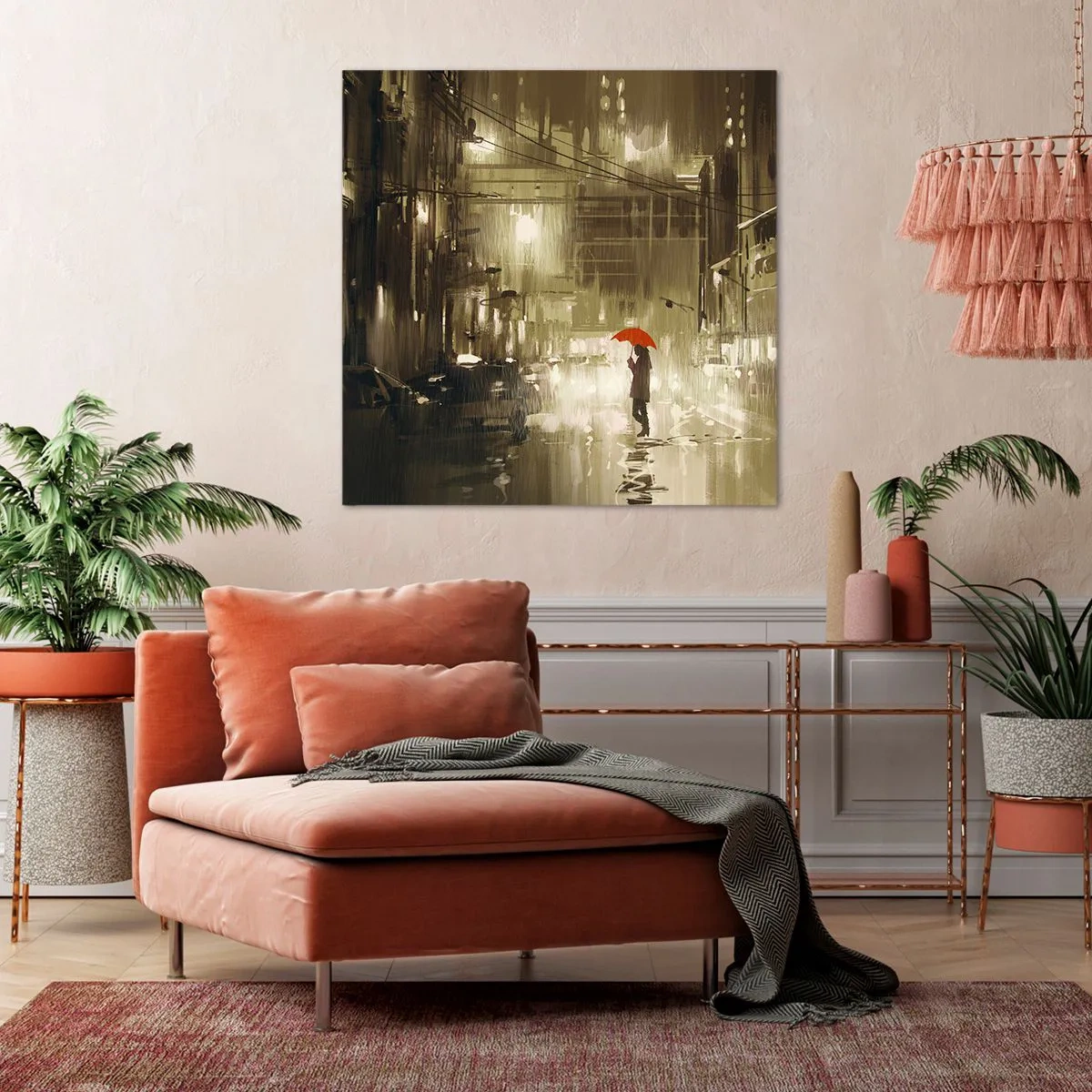 Bild auf Leinwand - Leinwandbild - Allein aber nicht einsam - 60x60 cm